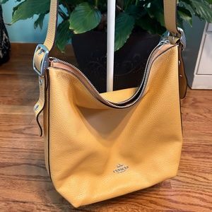 Coach Val Duffle in Black Antique Nickel/Flax 2